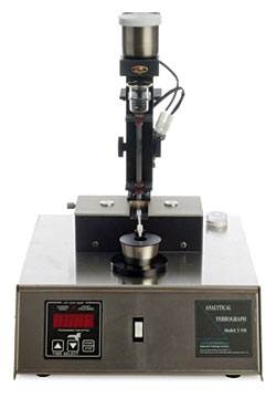 This is an example of a ferrogram maker per ASTM D7690. (Photo courtesy of Spectro Inc.) This is an example of a ferrogram maker per ASTM D7690. (Photo courtesy of Spectro Inc.)