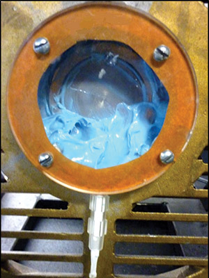  Grease mixing test stand