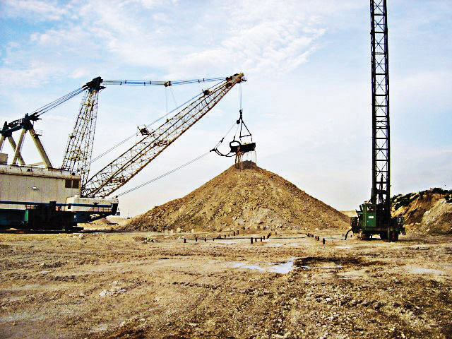 Big excavator