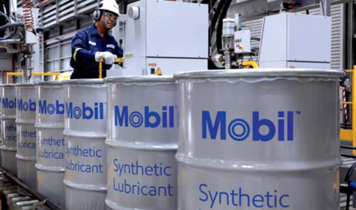 Exxon mobil grease drums