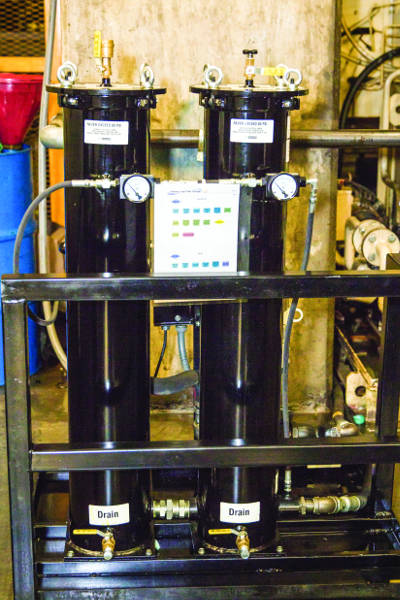 A kidney-loop system was installed to make it easier and more cost efficient to manage and maintain filters A kidney-loop system was installed to make it easier and more cost efficient to manage and maintain filters