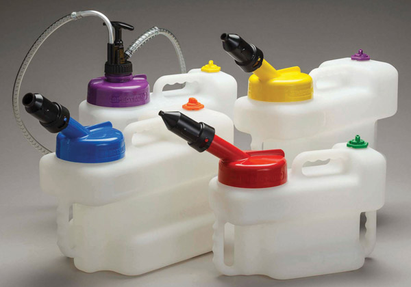 Use color-coded transfer containers, color-coded tags and disposable funnels to reduce the chance of misapplication and cross-contamination. Use color-coded transfer containers, color-coded tags and disposable funnels to reduce the chance of misapplication and cross-contamination.