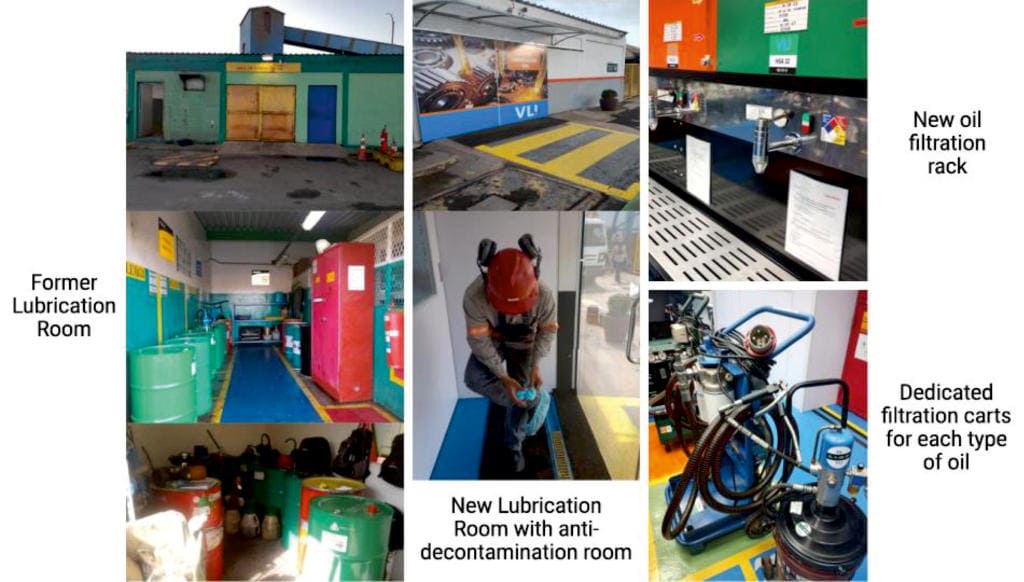 Before and After: Lubrication Room